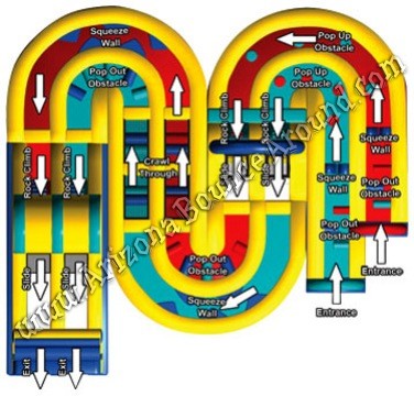 Inflatable obstacle courses for adults in Denver Colorado